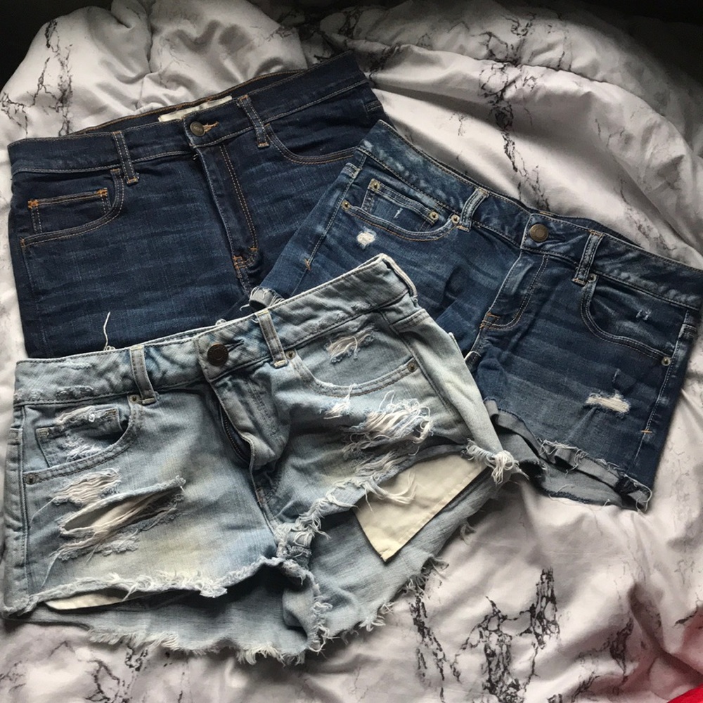 size 8 jean shorts bundle